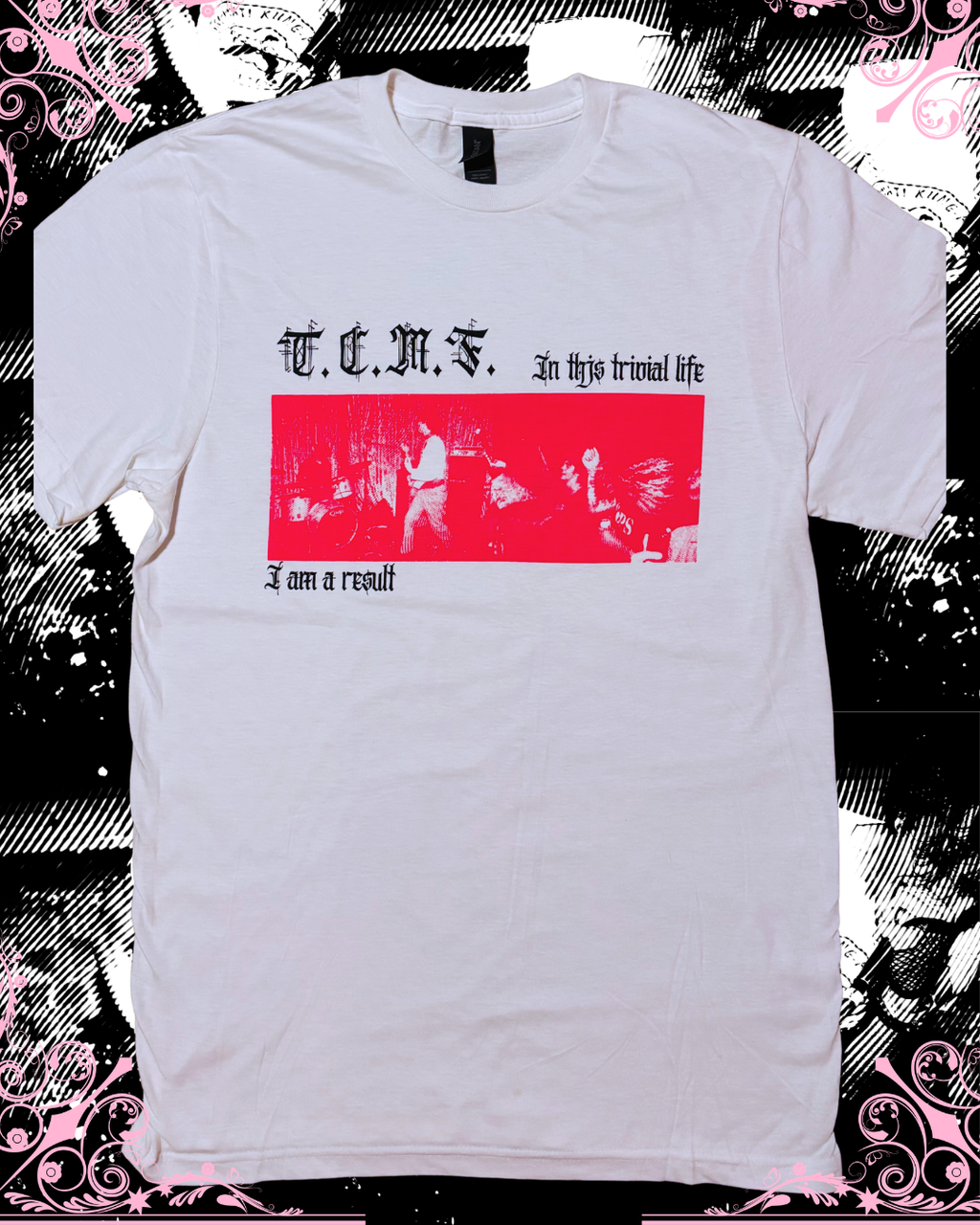"I AM A RESULT" White tee