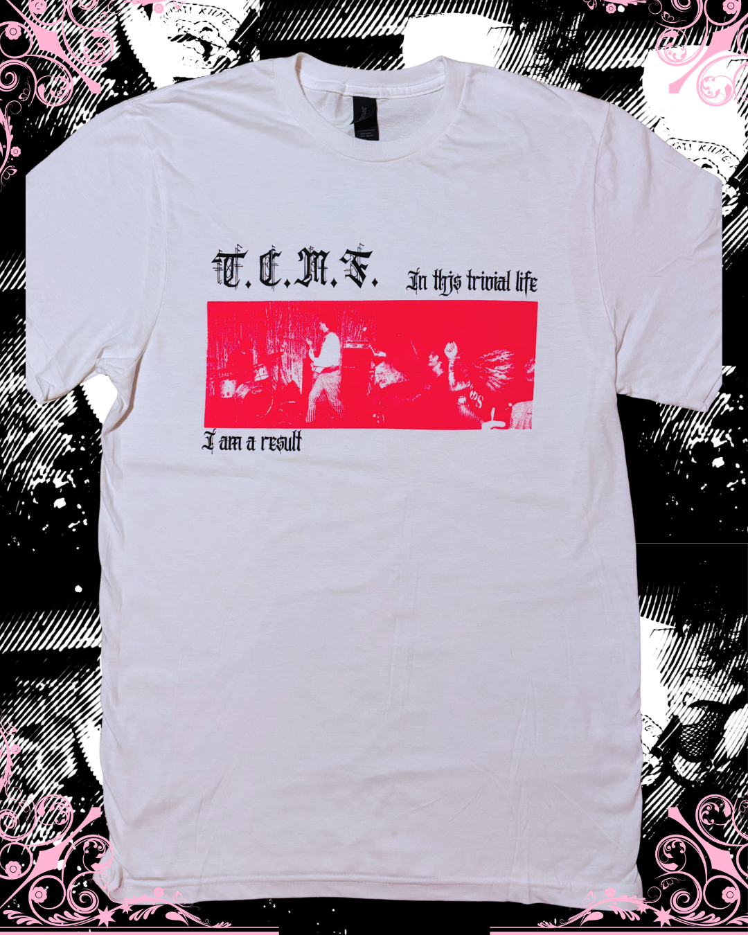 "I AM A RESULT" White tee